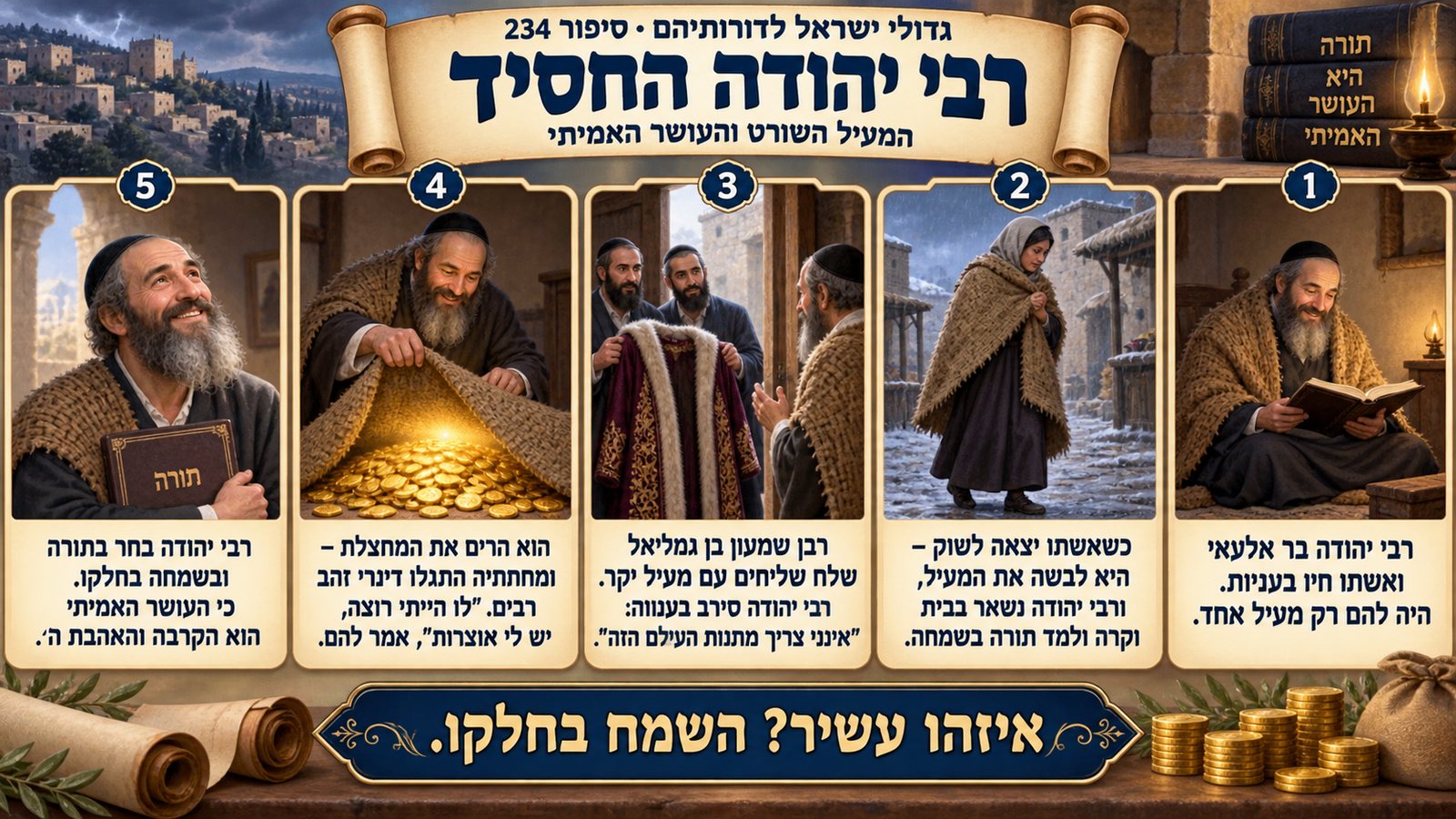 תמונת סיכום — גדולי הדורות האחרונים: רבי יהודה החסיד